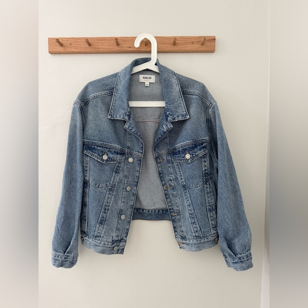 Agolde “Charlie” Oversized Denim/Jean Jacket XS Like New